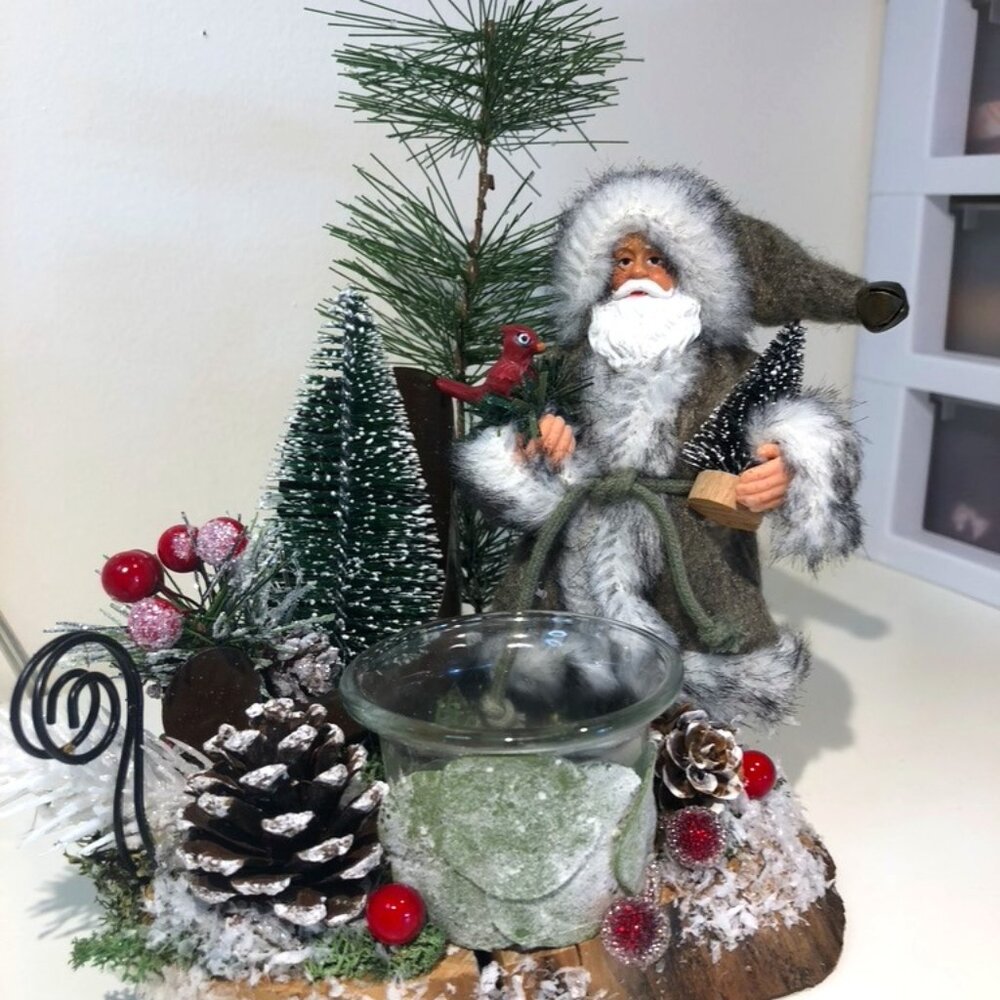 Father Christmas candle